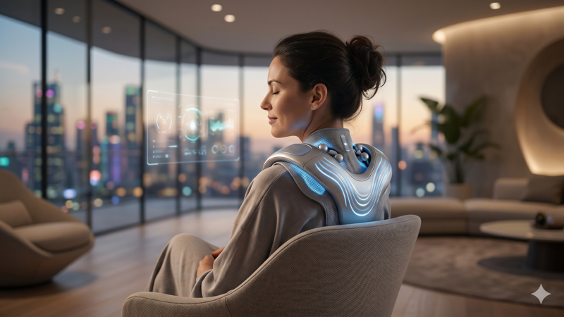 Hand Simulated Neck Shoulder Massagers